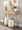 Rockwell 24" Contemporary Ceramic Table Lamp in Glossy Misted Yellow Ceramic, Polished Nickel and White Linen Shade From Grandview Gallery- Set of 2 — lifestyle photo 1