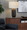 Onyx 30" Contemporary Ceramic Table Lamp in Dark Grey Crackle Ceramic, Brushed Nickel and Clear Crystal with Grey Linen Shade — lifestyle photo 2