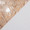 Gloria lighting in Clear Champagne Lustre Glass, Chrome Metal, White Linen, upholstery or finish swatch