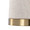 Kona 28" Contemporary Table Lamp in Brass Metal and Natural Linen From Grandview- Set of 2 — detail view (photo 2)