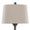 Cipolla Poly 29" Farmhouse Polyresin Table Lamp in Acid Griffin Wood Polyresin, Antique Soft Brass and Natural Linen Shade From Grandview Gallery- Set of 2 — detail view (photo 2)