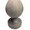 Cipolla Poly 29" Farmhouse Polyresin Table Lamp in Acid Dusty Wood Polyresin, Antique Soft Brass and Natural Linen Shade From Grandview Gallery- Set of 2 — detail view