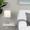 Cooper 16" Contemporary Metal Accent Lamp in Grey Metal with White Shade- Set of 2 — lifestyle photo 2