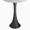 Lenuxe table in Oil Rubbed Bronze, Natural Linen, close-up detail