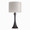 Lenuxe 24" Contemporary Metal Table Lamp in Oil Rubbed Bronze with Natural Linen Shade From Grandview Gallery- Set of 2 — detail view (photo 5)