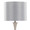 Lenuxe 25" Contemporary Metal Table Lamp in Brushed Nickel with Grey Linen Shade and Built-in Usb Port From Grandview Gallery- Set of 2 — detail view (photo 1)