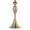 Ashland 27" Contemporary Metal Table Lamp in Gold Metal with Moroccan Blue Textured Slub Linen Shade From Grandview Gallery- Set of 2 — detail view (photo 2)