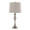 Ashland table in Brushed Nickel, Light Grey Linen, product view