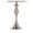 Ashland 27" Contemporary Metal Table Lamp in Brushed Nickel with White Textured Linen Shade From Grandview Gallery- Set of 2 — detail view