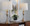 Ashland 27" Contemporary Metal Table Lamp in Brushed Nickel with White Textured Linen Shade From Grandview Gallery- Set of 2 — lifestyle photo 1