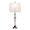 Ashland 27" Contemporary Metal Table Lamp in Polished Nickel with Round Clear K9 Crystal Beads and Polished Nickel Shade From Grandview Gallery- Set of 2 — product view (photo 1)