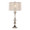 Topaz 27" Contemporary Metal Table Lamp in Polished Nickel with Clear K9 Crystal and Metal Shade From Grandview Gallery — product view (photo 2)