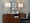 Diva table in Brushed Nickel, White Linen