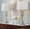 Ashland 30" Contemporary Metal Table Lamp in Brushed Nickel with White Linen Shade From Grandview Gallery- Set of 2 — lifestyle photo 2