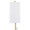 Bounty lighting in Gold Metal, White Linen, close-up detail, featuring metal design