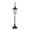 Landen 33" Contemporary Metal Task Lamp in Oil Rubbed Bronze with Clear Glass Shade From Grandview Gallery- Set of 2 — back view