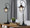 Landen 33" Contemporary Metal Task Lamp in Oil Rubbed Bronze with Clear Glass Shade From Grandview Gallery- Set of 2 — lifestyle photo 1