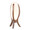 Cocoon desk in Walnut Wood, Frosted Glass, product view, featuring glass design and wood design