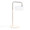 Puck Contemporary Table Lamp in Nickel and White Metal — product view (photo 1)