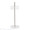 Puck Contemporary Table Lamp in Nickel and White Metal — back view
