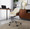 Curvo table in Cream Ceramic, White Shade