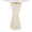 Curvo table in Cream Ceramic, White Shade, close-up detail