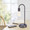 Cane Tube 17" Contemporary Metal Task Lamp with Usb Port in Grey Slate From Grandview Gallery — lifestyle photo 1