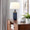 Stella 23" Contemporary Ceramic Table Lamp in Gloss Dark Blue Ceramic with White Shade — lifestyle photo 3