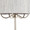 Lily 30" Contemporary Metal Table Lamp in Polished Nickel with Grey Linen Hardback Shade From Grandview Gallery — detail view (photo 2)