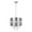 Tangier pendant light in Polished Nickel, Clear Crystal, product view