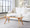 Folia coffee table in Natural Wood, featuring wood frame