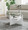 U Shaped Contemporary Coffee Table in White — lifestyle photo 2