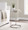 Zenn end table in Stainless Steel, Clear Glass, featuring glass top