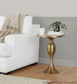 Ashland table in Matte Golden Bronze