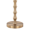 Bora table in Gold Metal, close-up detail