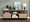 Folia TV stand in Natural Wood, Black Steel, featuring storage