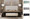 Chloe bedroom furniture in Gold Steel, Grey Velvet, featuring velvet design
