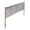 Chloe bedroom furniture in Gold Steel, Grey Velvet, top view, featuring velvet design