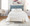 Matisse bedroom furniture in Black Metal, Blue Fabric, featuring metal design and fabric design