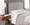 Matisse bedroom furniture in Black Metal, Cream Fabric, featuring metal design and fabric design