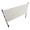 Braided Matisse Queen Size Headboard in Black Metal and Cream Sherpa Fabric — lifestyle photo 1