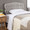Braided Matisse Twin Size Headboard in Black Metal and Cream Fabric — lifestyle photo 2