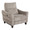 Slope accent chairs & seating in Espresso Wood, Pewter Fabric, product view, featuring upholstered seat