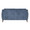 Carly accent chairs & seating in Espresso Wood, Blue Fabric, back view, featuring upholstered seat