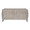 Carly Upholstered 73" Contemporary Sofa in Espresso Wood and Pewter Fabric — back view