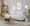 Kipton accent chairs & seating in White Fabric, Walnut Wood, featuring upholstered seat