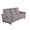 Slope accent chairs & seating in Espresso Wood, Pewter Fabric, product view, featuring fabric design