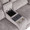 Slope accent chairs & seating in Espresso Wood, Pewter Fabric, close-up detail, featuring storage