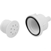 Waterway Plastics Spa Air Injector 670-2290 Straight 3/8" Barb White