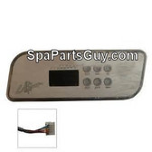 LA Spas Topside Control Panel Spa  # PL-49530_PL-49536 Includes Overlay 6 Button 3 Pump